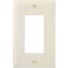 Electrical Outlets & Switches Legrand TP26LACP10 Nylon Wall Plate- 1 Gang- Light Almond