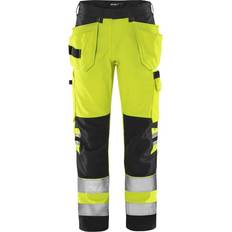 Fristads Arbetsbyxor Fristads Fristad Hantverkarbyxa - Varselgul/Svart