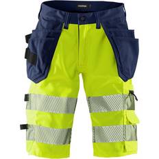 Fristads Fristad Shorts - Varselgul/Marinblå