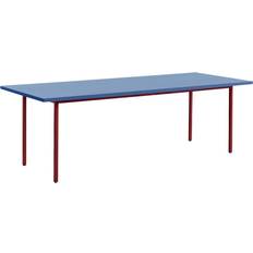 Hay Two-Colour Ø120 cm Maroon Red-Blue Spisebord 120cm