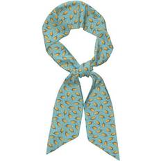 Accessories Adobk Lemon Ice Cream Print Silk Neck Scarf - Oblique