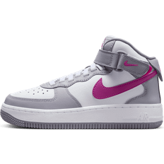 Læder Sportssko Nike Air Force 1 Mid EasyOn - Grå