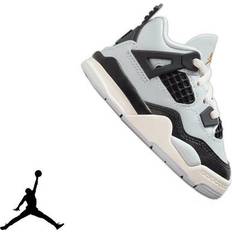 Jordan Sneakers Jordan Air 4 Retro Infant - Grey/Black/Sail/Metallic Gold