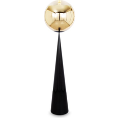 Tom Dixon Mirror Ball Fat LED 175,5 cm Gold Golvlampa