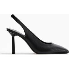 Genbrugsmaterialer Højhælede sko H&M Dame Pumps Med Slingback Og Firkantet Snude