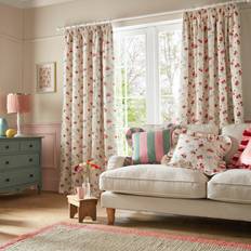 Cath Kidston Rose And Bows Blackout Curtain 163cm x 229cm