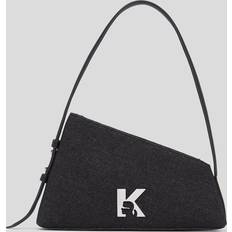 Karl Lagerfeld Geo Denim Shoulder Bag - Schwarz