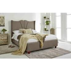Beds & Mattresses Florentine Mink Arlington Fabric Small Double Bed Frame