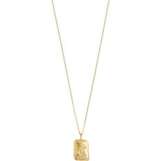 Pilgrim Gemini Recycled Zodiac Sign Necklace - Guld