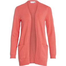 Vila Viril Basic Strikket Cardigan Melon -
