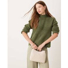 Abercrombie & Fitch Men Jumpers Abercrombie & Fitch Turtle Neck Knit Jumper Khaki Green
