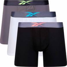 Reebok Intimo maschile Reebok Boxershorts - Grau/Schwarz/Weiß