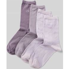 Calvin Klein Purple Socks Calvin Klein Crew Socks - 4 Pack