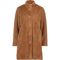 Betty Barclay Frakker Betty Barclay Uld Afslappet Knapblazer Jakke Dame - Brun