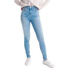 Superdry Women Jeans Superdry Women's High Waist Skinny Jeans - Bleu