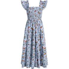 Hill House Home Ellie Nap Dress - Fleur Chintz Thistle