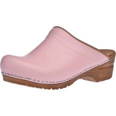 Läder Träskor Sanita Original Sandra Open Clog - Pink