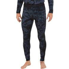 Blue - Men Base Layer Pants Icebreaker Merino 200 Oasis Thermal Leggings - Cloud Dye/Graphite/Black