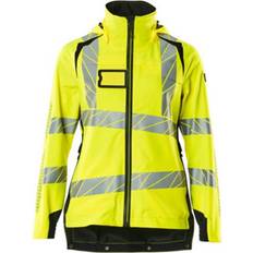 Windproof Work Jackets Mascot Accelerate Safe Ladies Lightweight Outer Shell Jacket - Hi-Vis Yellow/Black