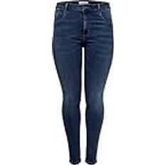 Dame - Multifarvet Jeans Only Carmakoma Augusta Jeans - Blue/Blue