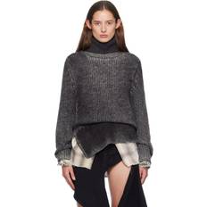 Acne Studios Men Jumpers Acne Studios Wool Turtleneck - Anthracite Grey