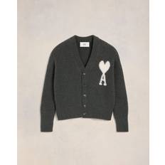 Unisex Cardigans Ami Paris de Coeur Cardigan - Grey