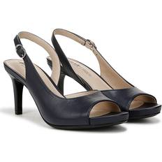 Heels & Pumps LifeStride Teller 2 Slingback Pump Shoes - Lux Navy Faux Leather