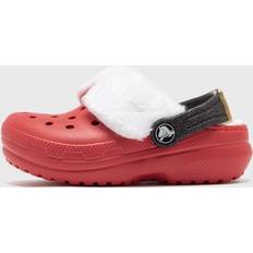 Hvid Sandaler Crocs Classic Lined Santa Clog T Sandal - Varsity Red