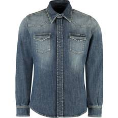 Dolce & Gabbana Blue Shirts Dolce & Gabbana Denim Shirt Blue