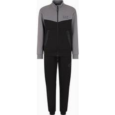 EA7 Colourblock Tracksuit - Black