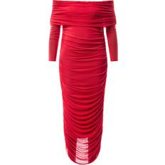 Red - Women Dresses Never Fully Dressed Diaz Mesh Dress - Red