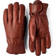 Hestra Rot Handschuhe Hestra Idre Wool 5 Finger Gloves - Red