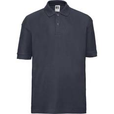Solid Colours Polo Shirts Russell Pique Polo Shirt - Navy