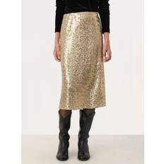 Guld Kjolar Part Two TeffaniaPW Kjol - Gold