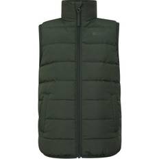 Girls Padded Vests Girl's Rocko Water Resistant Padded Gilet - Green