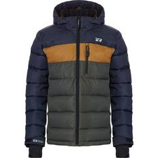 Daunenjacken - Grau Rehall Darrol-R Jacket Mit Kapuze - Grün/Braun