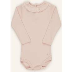 Rose Bodys Petit Bateau Body mit Rüschen - Hellrosa