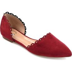 Shoes Journee Collection Jezlin Flats with Almond-Toe - Wine