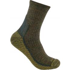 Carhartt Unisex Underwear Carhartt Force Grid Midweight Synthetic-Merino Wool Blend Short Crew Sock - Olive