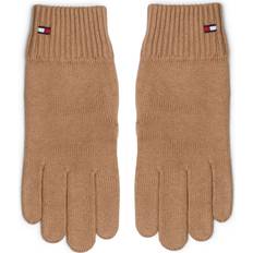 Tommy Hilfiger Beige Accessories Tommy Hilfiger Essentials Handschuhe mit Logo-Stitching - Beige