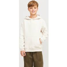 Tops Jack & Jones Hakkai Hoodie mit Label-Patch Ecru