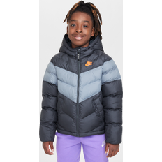 Abbigliamento per bambini Nike Sportswear Winterjacke mit Kapuze - Anthracite/Cool Grey/Safety Orange