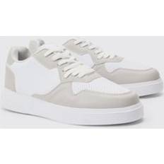 Chunky Mesh Panel Trainers - Light Grey