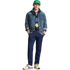 Polo Ralph Lauren Straight Fit Linen-Cotton Pant - Navy