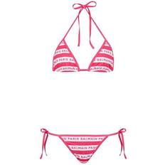 Balmain Woman Swimwear Balmain Triangle Bikini Set - Pink