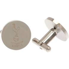 Stainless Steel Cufflinks Tottenham Hotspur Stainless Steel Round Cufflinks - Black/Silver