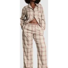 PINK Sleepwear PINK Flannel Long Pajama Set -