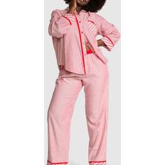 PINK Sleepwear PINK Flannel Long Pajama Set -