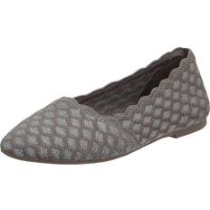 Skechers Slip-On Ballerinas Skechers Cleo Honeycomb Closed Toe Ballet - Brown Dark Taupe