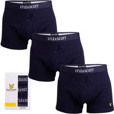 Lyle & Scott Men Men's Underwear Lyle & Scott Devon 3 Pack Boxer Shorts Navy